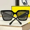 Oversize square FF Roma eyeglasses designer sunglasses with high-quality 1:1 sheet frame fashionable multi-color gradient Lunettes casual vacation beach party box