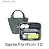 H Picotin için Kozmetik Torbalar 18 22 Keçe Çanta Organizatör Tote Şeyter için Fermuarlı Ekle Kozmetik Çantalar Taşınabilir Makyaj Çantaları İç Depolama Q231108