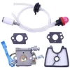 New Carburetor with Air Fuel Filter Line Tune for Husqvarna 125B 125BX 125BVX Leaf Blower Parts for Zama C1Q-W37 581798001