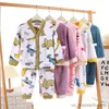 Pyjama's Kindernachtkleding Fleece Thuispak voor kinderen Meisjes Pyjamasets Pluche zacht vest + broek Homewear Baby Pijama Tienerkleding R231108