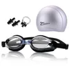 Novos óculos antiembaçante e à prova d'água para homens, mulheres, crianças, adultos, esportes de mergulho, óculos, tampões de ouvido, equipamentos de piscina P230601
