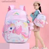 Sacs à dos Nouveau sac à dos pour filles dessin animé rose princesse sacs d'école enfants cartables maternelle Bookbag Mochila Infantil EscolarL231108