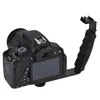 Freeshipping Camera Flash L-Bracket Podwójne gorące buty Uchwyt Aluminiowy Aluminiowy Adapter Mounta
