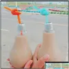 Other Drinkware Milk Tea Glass Or Plastic Light Bb Water Bottle 100Ml 500Ml Drink Fruit Juice Leak Proof Containers Lamp Drop Delive Dhs71