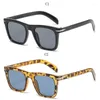 Sunglasses 2023 Fashion Square Sun Glasses Designer Driveing UV400 Eyewear Fro Women Men