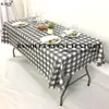 Table doek 1 van de verkochte PVC Poly TableCloth Banket voor huwelijksevenementfeest El Decoratie