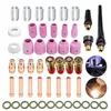 49PCS Welding Torch Stubby Gas Lens For WP-17/18/26 TIG 10 Pyrex Glass Cup Kit Durable Practical Accessories Easy Use Qwjne