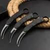 3 modele Claw Karambit Auto Knives D2 Black Cabon Fibre + Cync Abolum Alumnium Uchwyt obozowy polowanie taktyczne noże