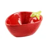 Creative Kids Bowl Strawberry Bowl Ins Ceramic Bowl Dessert Fruit Salad Yogurt Bowl