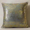 Kussen Bronzing Fine Powder -deeltjes bedekken 45x45 cm vaste kleur Geel groene decoratieve kussens thuiskantoorbank stoel kunstdecor