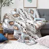 Cobertores duplo lado uso sofá toalha capa de malha manta para sofá capa grande tapete para quarto sala de estar decoração de casa r230615