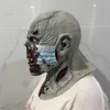 Party Supplies Halloween Horror Mask Zombie med Terror Props Headcover Haunted House Trickery skrämmande