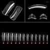 False Nails 60PCS/Box Clear Nail Forms Full Cover Quick Building Gel Mold Tips Extension DIY Accessoires Manicure Tools