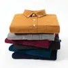 Camisas casuais masculinas camisa de veludo cor sólida fino ajuste all-match manga longa retro qualidade premium multi bolsos simples lapela masculino topo