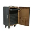 Sieradenzakjes PU Trolley Box Armband Hanger Ring Collectie Tentoonstelling Met Cargo Display