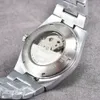 Tops Mens zegarek luksusowe designerskie zegarki 40 mm automatyczne mechaniczne modę