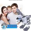 ElectricRC Animals Spray Dinosaur Robot Pterosaur Cartoon Walking Rocking Animal Model Electronic Intelligent Dinosaur Toy Children Gift 230407