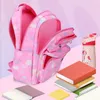 أكياس المدرسة الابتدائية حقيبة الظهر الأطفال الأطفال المدرسي اللطيف أكياس الكتب المدرسية الملونة