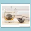 Colanders sil 100st teaware rostfritt stål mesh te boll infuser silver sfär låsning krydda te-filter filtration herba otiqp