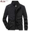 Jaquetas masculinas Mens Primavera Outono Leve Bomber Jaqueta Windbreaker Casual Ginásio Militar Corredores Correndo Esportes Camping Caminhadas Casacos Q231109