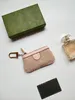 패션 립스틱 열쇠 가방 코인 가방 키 체인 도매 가죽 지갑을위한 짧은 지갑 카드 홀더 여성 지갑 클래식 지퍼 포켓