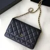 Sacs Woc Crossbody Fashion Litchi Cow Hide Purse Designer Woman Handsbag High Quality Designer Wallets Womens Whit Box