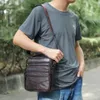 Avondtassen WESTAL Tas Heren Leer Zwart Over De Schoudertassen Designer Messenger Crossbody Tassen voor Mannen voor Camera iPad Handtas Man 7457 231108