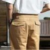 Мужские брюки, уличные ретро гуркхи, прямые брюки в военной форме со средней талией, однотонные хлопковые3374