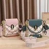 Estate Nuova Coreana Piccola Borsa Quadrata Moda Versátil Una Spalla Crossbody Moda Mini Bolsa para Celular