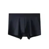 Underpants Men's Underwear Solid Color Cotton Boxer Shorts Large Size Modal Mid-waist Pocket