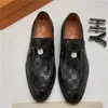22 Modell HERRENSCHUHE Neue MODE Handgefertigte Pu-Leder-Slipper LUXUSKLEIDSCHUHE Lässige stilvolle All-Match-Schuhe mit Mönchsriemen Zapatos De Hombre große Größe 38-47