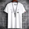 Mens Tshirts MANGA TSHIRT TOPS ÖVERSIDA Män Loose Tee 100% Cotton Fashion Goth Print Kort ärm Summer Male Casual 230407