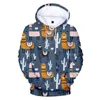 Męskie bluzy bluzy Alpaca Lover 3D Print Cute Pullover Hoodie Men Casual Sportswears Wysokiej jakości płaszcz i kurtki