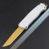 High Quality BM 5370FE AUTO Tactical Knife CPM-CruWear Titanium Coating Blade CF-Elite Handle Outdoor Camping Hiking EDC Pocket Knives with Retail Box