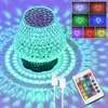 Table Lamps Wireless Bedside Light Adjustable Crystal Lamp Bedroom Gift Acrylic Home Decor With Remote Touch Control 16 Color Changing