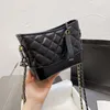 Bolsa tiracolo de designer de luxo bolsas de ombro com corrente diamante treliça Bolsa Stray gabrielle hobo