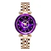 Tiktok Heart of the Sea Brand Star Sky Drill Surface Brilliang Multited Glass Solid Steel Band Women's Waterfrof Watch