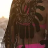 Женские купальники Сексуальная прозрачная элегантная рубашка де -плуж Женские бикини прикрывают кружевное вязание крючко
