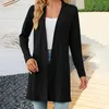 Vestes pour femmes automne et hiver simple couleur unie manches longues lâches juniors élégants pour femmes anoraks