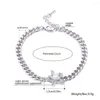 Bracelets porte-bonheur 2023 CZ Zircon étoile pour femmes Boho bijoux mode Bracelet fête cadeau à des amis Mariage accessoires