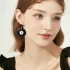 Boucles d'oreilles créoles disque Gramophone pour filles, cadeau de Festival de musique, acrylique Transparent, Double imprimé