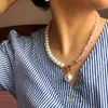 Collier ras du cou en perles de rocaille de cristal naturel doux, pendentif en Quartzite rose, Imitation de perles pour femmes