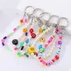 Keychains Lanyards Boho Colorf Evil Eye Keychain Star Beads New Design Pearl Clay Key Holder Creative Bag Pendant Accessor Dhgarden Dhwjx