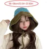 Bérets doux tricot chapeau femmes châle chaud bonnet casquette coupe-vent activité sportive