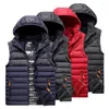 Men's Vests Men Winter Outwear Casual Thick Warm Windproof Sleeveless Vest Jacket WaistCoat Autumn Outfits Sport Pockets