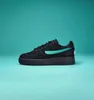 af1 リリース Authentic Shoes Co. X AIR 1 LOW ブラック/マルチカラー男性女性スポーツスニーカーオリジナルボックス付き