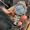 Kwarc obserwuj High Precision spersonalizowany duży pokrętło Watch Digital Face Ice Randy Quartz