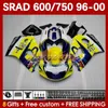 スズキSRAD GSXR 750 600 CC GSXR600 GSXR750 1996-2000 168NO.15 GSXR-600 1996 1998 1998 1999 2000 600CC 750CC 96 97 98 999 00モトフェアイエイ