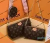 財布ショルダーバッグ3ピースセットプロクラシックハンドバッグ女性ボディパッケージ