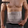 Slantbälte Jingba Support Modellering Body Corset Trainer Belt Support Back Support Midjan Spine Belt Men Fitness Jobs Protection Belt 230407